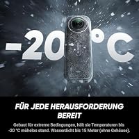 Insta360 X5 Snowboard-Bundle - wasserdichte 8K 360°-Kamera, Unsichtbarer Selfie-Stick-Effekt, Spitze bei wenig Licht, robuste auswechselbare Linsen, 3 h Akku, klarer Sound, Stabilisierung – Ansicht 9