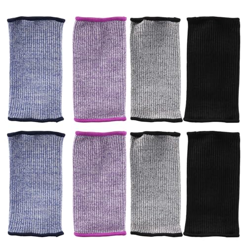 Ksrnsne 4 Paar Schnittfeste Ärmel Armschutz Schnitt- und Feuerfeste ÄRmel Armschutz ÄRmel UnterarmschüTzer für Kochen Gartenarbeit