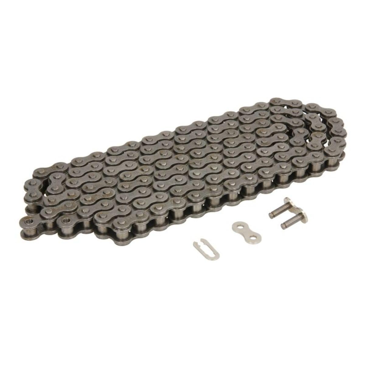 JT Chain JTC420HDR126SL (420 Series) Black Steel 126 Link Heavy Duty Non O-Ring Chain with Connecting Link