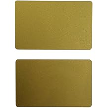 Pack of 50 Premium Graphic Quality Gold PVC Cards CR80 30 Mil Standard Credit Card Size by My ID City