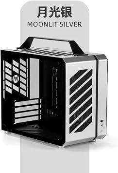 Mechanic Master C28 PULSE ITX/MATX Motherboard/162mm Full Tower/240 Water Cooling/ATX/SFX PSU Aluminum Computer Case with Tempered Glass-Silver-Air