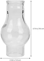 Vista 6 de Zerodeko Cubiertas de lámpara de aceite, pantallas de lámpara de queroseno, pantallas de lámpara, chimenea, lámpara de queroseno, cubierta