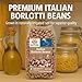 Del Colle Italian Borlotti Beans – Premium Italian Dry Cranberry Beans for Cooking – Ideal for Pasta e Fagioli, Soups, Salads, Veloutés, and Sides – All-Natural – 1.1 lb (500g) Bag