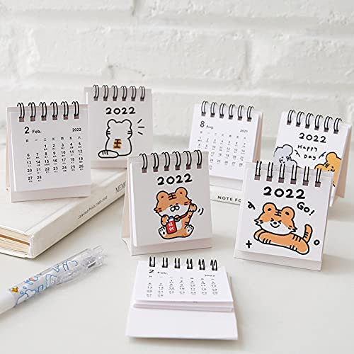 Wilitto 2022 Desktop Kalender, Maandelijkse Kalender Staand Flip Dagelijkse Kalender Planner Organizer Planner Voor… - Image 3