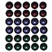 XT AUTO 20 Amp Led Round Rocker Toggle Light Switch Spst On-Off Control for Car Truck Pack of 30