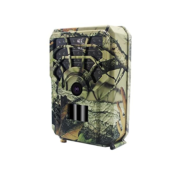 ProsperveilUK HD Wildkamera - 16MP 1080P HD Jagdkamera 120° Weitwinkel IP54 Wasserdicht Nachtsichtkamera mit 32G…