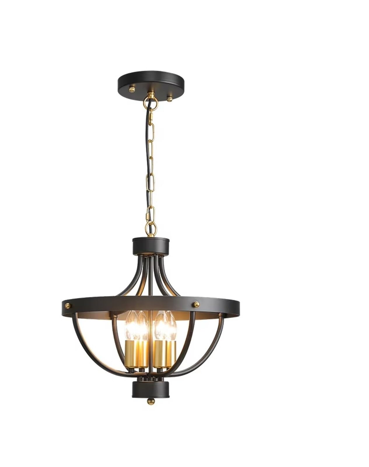 FZQSXAZU Modern Farmhouse Geometric Chandelier Light Fixture Pendant Lamp for Kitchen Rustic Hanging Lighting Dining Room