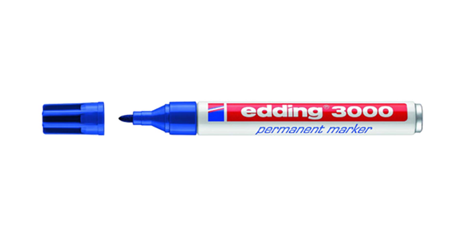 edding 3000 Permanent-Marker (20 Stifte, blau)