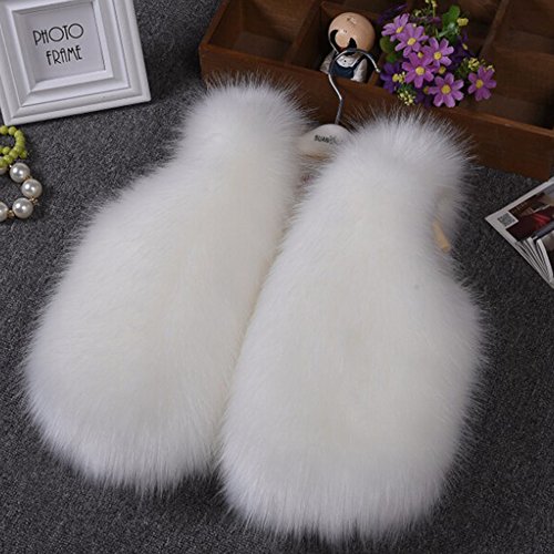 benetia Girls Boys Faux Fur Vest Coat3