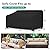 Outdoor Couch Cover Waterproof, 3-Seater Outdoor Sofa Cover, Patio Sofa Cover with Air Vent and Handle, Heavy Duty Lawn Patio Furniture Covers for Outdoor Sofa, 79" Wx 37" Dx 35" H