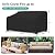 Outdoor Couch Cover Waterproof, 3-Seater Outdoor Sofa Cover, Patio Sofa Cover with Air Vent and Handle, Heavy Duty Lawn Patio Furniture Covers for Outdoor Sofa, 79" Wx 37" Dx 35" H