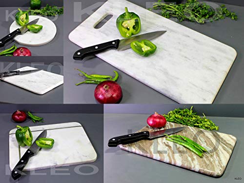 Kleo Marble Chopping Board Cutting Board Cheese Board Cheese Platter Kitchen Appliance Wine Serveware Birthday Anniversary Corporate Gift (9"X 12" Brass Lining) #TOP5
