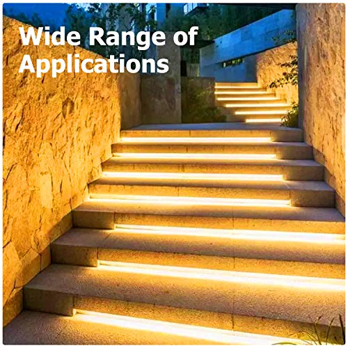 Jinjuer Led Rope Lights Plug In Warm White 33Ft Connectable Flexible Clear Tube Lights Waterproof Indoor Outdoor Led Rope Lighting For Bedroom,Garden, Patio, Party, Camping,Wedding Decoration #TOP5