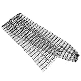 Veemoon Pañuelo Cabeza de Malla Negro Gemas de Imitación, Ligero y Elástico, Accesorio Decorativo para Mujer, Adecuado para Fiestas, Cosplay y Uso Diario