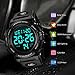 L LAVAREDO Mens Digital Watch Sports Military Watches Waterproof Outdoor Chronograph Wrist Watches for Men with LED Back Ligh/Alarm/Date
