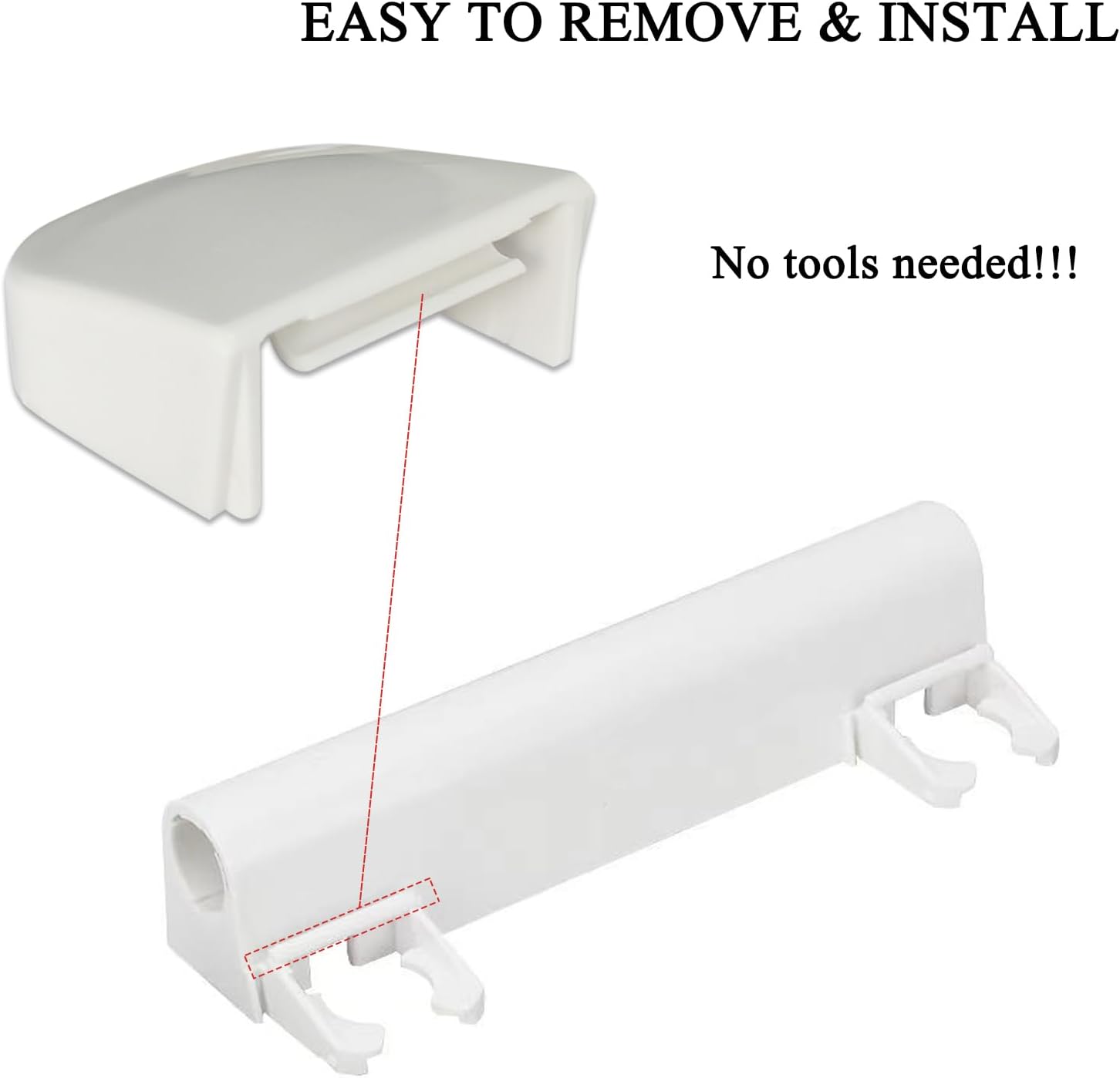 6 Packs Toilet Seat Hinge Cover Caps Compatible with Kohler 7315/7316 Toilet Seat Replacement Parts