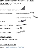 Vista 3 de LAVALOCK Sin taladro: bisagra de cierre suave y sistema de cierre de tapa para Oklahoma Joe's Highland (solo bisagra de cierre suave)