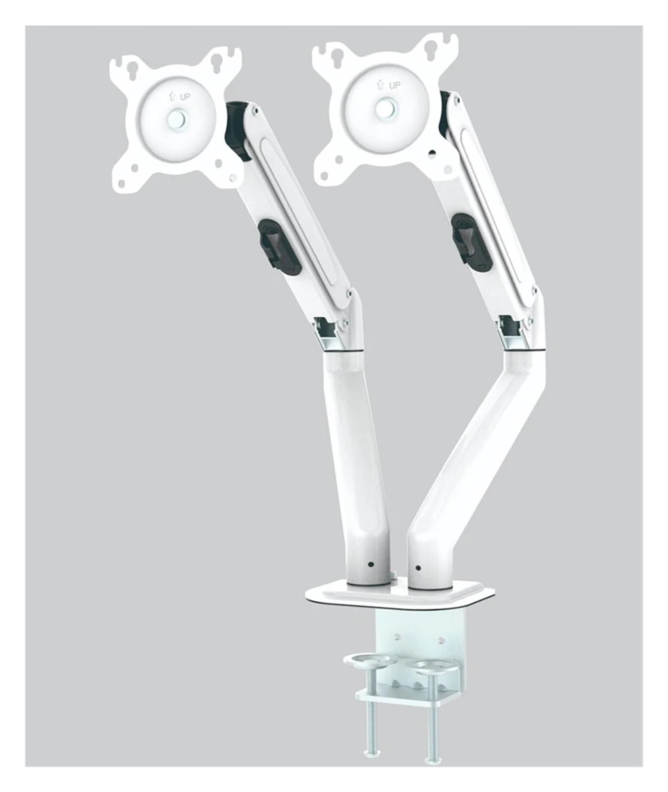 Support double moniteur G08-24 de 13 à 27 pouces avec réglage rotation inclinaison