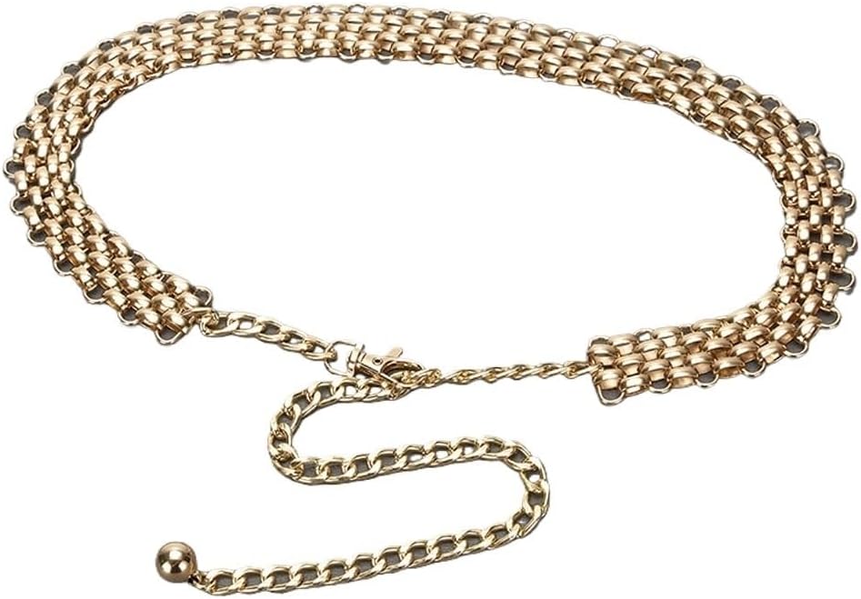 Women's Metal Belt Hundred Hollowing Decoration Waist Chain
