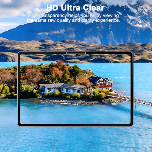 SIBEITU for iPad Air 11 Inch M3 2025 & M2 2024 Screen Protector, 2 Pack iPad Air 7th/6th Generation Tempered Glass Film, 9H Anti-Scratch HD Compatible Face ID & Case Friendly for iPad Air 11" 7/6 Gen