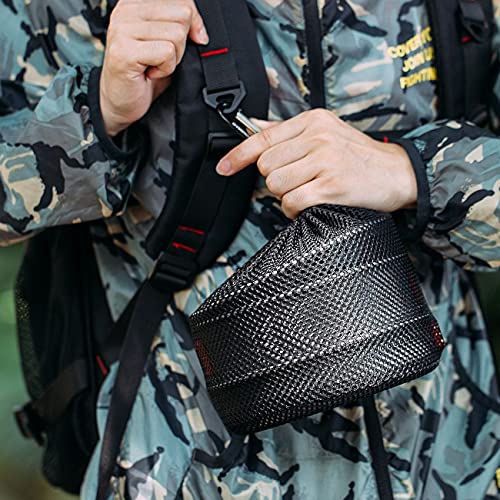 Overmont 14Pc Camping Cookware Mess Kit, Portable Camping Cooking Set For Backpacking, Outdoor Hiking And Picnic Pot Pan Folding Spork Knife Spoon Kit #TOP4