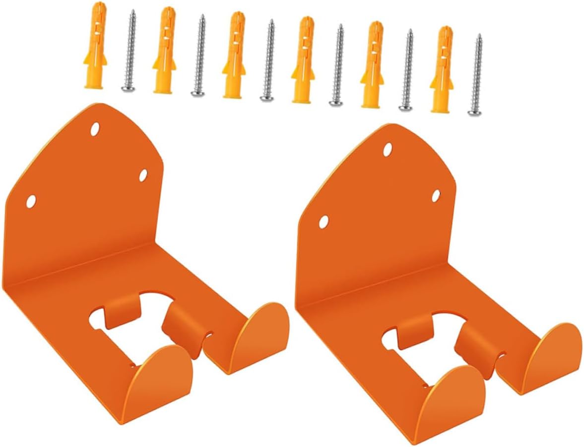 Gadpiparty 2pcs Heavy Duty Lawn Mower Wall Hangers Utility Hooks for Garage Storage Sturdy Tool Hooks for Organizing Lawn Equipment and Garden Tools Easy to Install