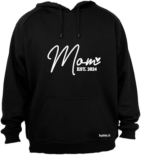 Unisex Mom Est 2024 - Heart - Hoodie