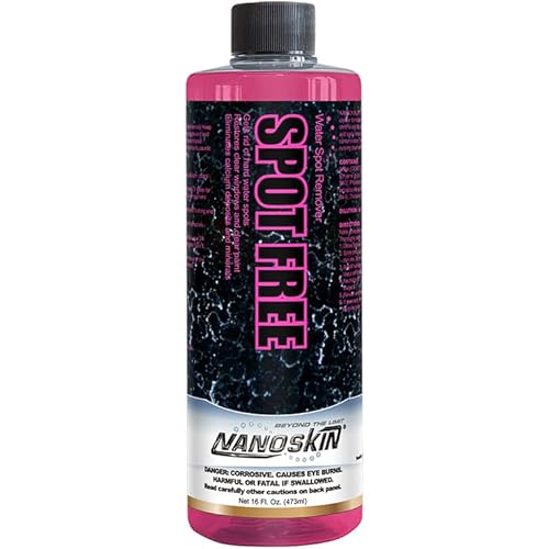 Nanoskin SPOT FREE Water Spot Remover 16 Oz. - Removes Water Spots & Surface Acid Rain | Safe for Chrome and All Painted Surfaces | Acid-Based Cleaner | Prepares Surface for Waxing | 4:1 Dilution