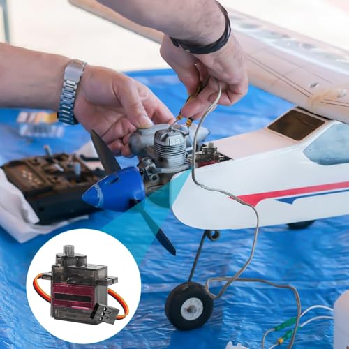 10 Stück Servomotor Metall Zahnräder: Servo Mikro-Servomotor kompatibel mit Arduino, Servo Vollmetallgetriebe 180 Grad Steuerbarer Winkel, Mini Motor für Arduino Modellbau Roboter Arm Flugzeug