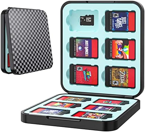 MoKo 16 Game Card Case Compatible with Nintendo Switch/Switch Lite/Switch OLED 2021, Switch Games Holder case for SD Card&Switch Game Card, Switch Game Card Holder Cartridge Storage Box, Orange Dog