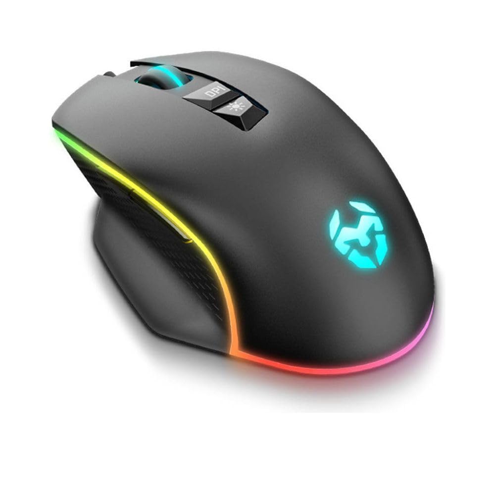 Set Combo Gaming Krom KRITIC SP -NXKROMKRITICSP- RGB, tastiera membrana, mouse ottico 6400 DPI, cuffie stereo, tappetino gomma antiscivolo, colore nero
