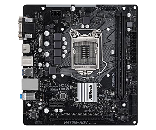 ASRock MB Intel 1200 H470M-HDV 90-MXBG50-A0UAYZ