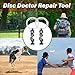 Disc Doctor Repair Tool for Disc Golf Discs, Disc Golf Bag Accessory to Repair a Disc During or After a Round (Blue)