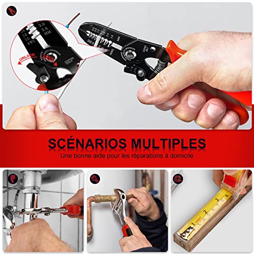 Kit outils pour maison garage 287 pieces pour reparer sans perdre de temps