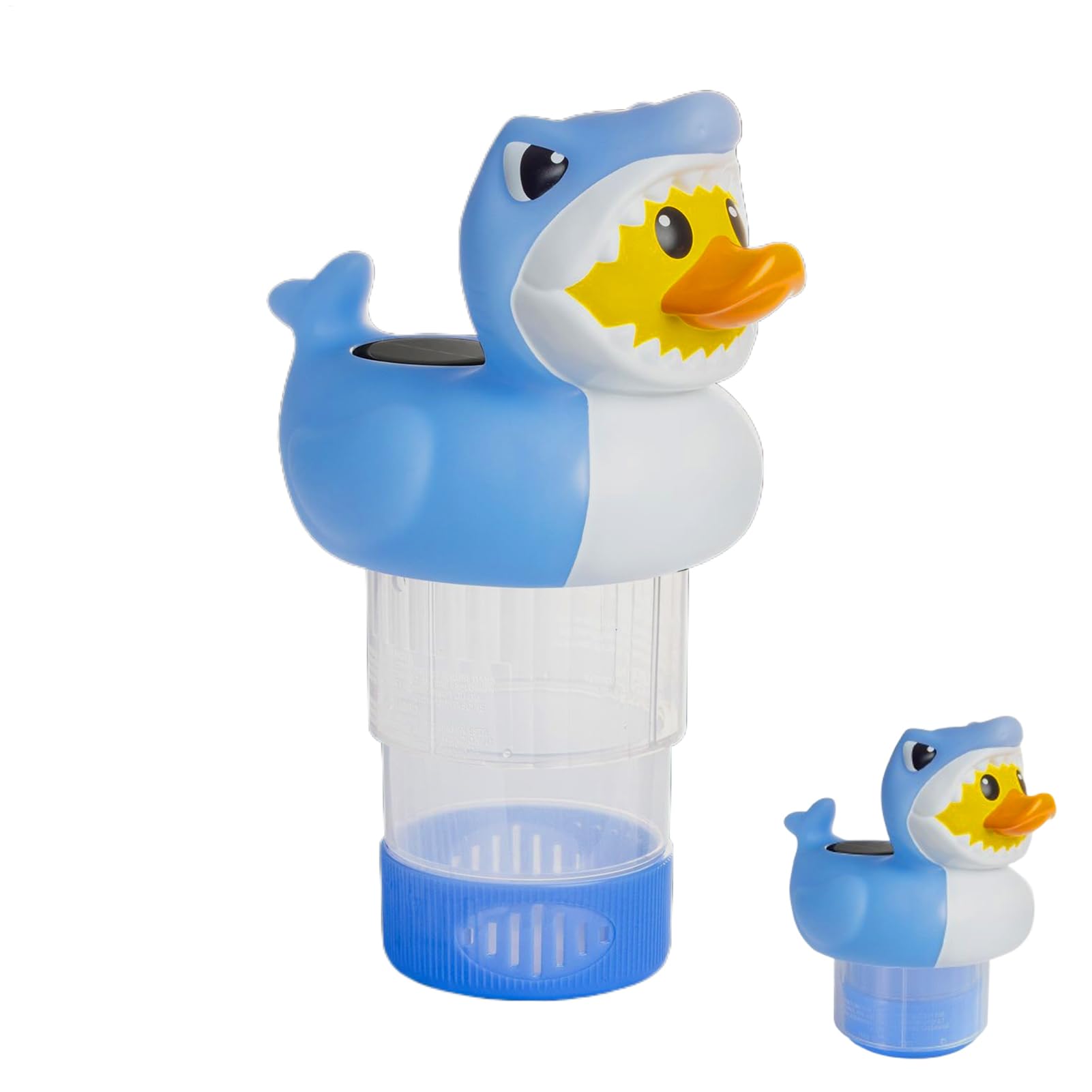 Chlorine Floater | Dispenser Auto Light up at Night for Pool,Energy-Saving Large Capacity Solar Chlorinator Filter Dispenser for Swimming Spa Tub