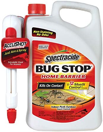 Spectracide HG-96380 Bug Stop Home Barrier AccuShot Power Spray, Ready-to-Use, 1.33-Gallon, 1-Pack