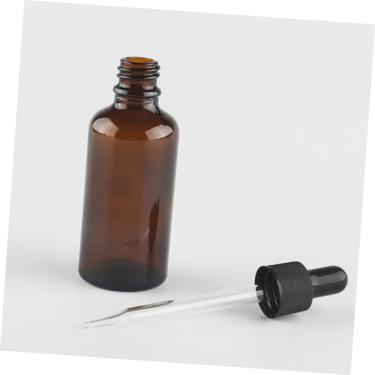 12pcs Glass Dropper Bottles Essential Oil Refillable Bottles Silicone Head Dropper for Oil Serum Style