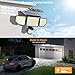 Onforu 4500LM Solar Lights Outdoor, 3 Heads Security Lights with Remote Control, IP65 Waterproof Motion Sensor Lights, 3 Modes Flood Lights for Wall, Porch, Yard, Outside, 2 Pack