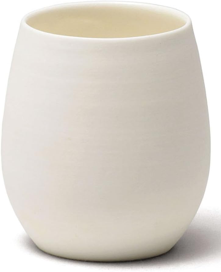 Shigaraki Ware Hechimon Beer Tumbler, Ginpaku