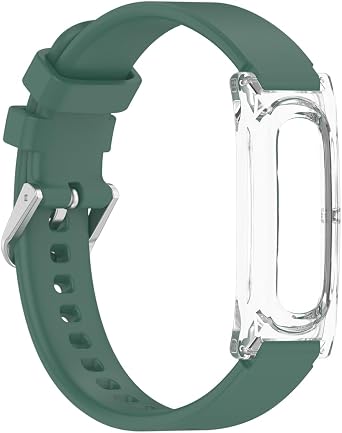 Elevated Modern Band, Silicone Watch Strap Compatible with for Fitbit Air, Adjustable Band 5.5-8.7 Inch, Soft Flexible Sport Wristband