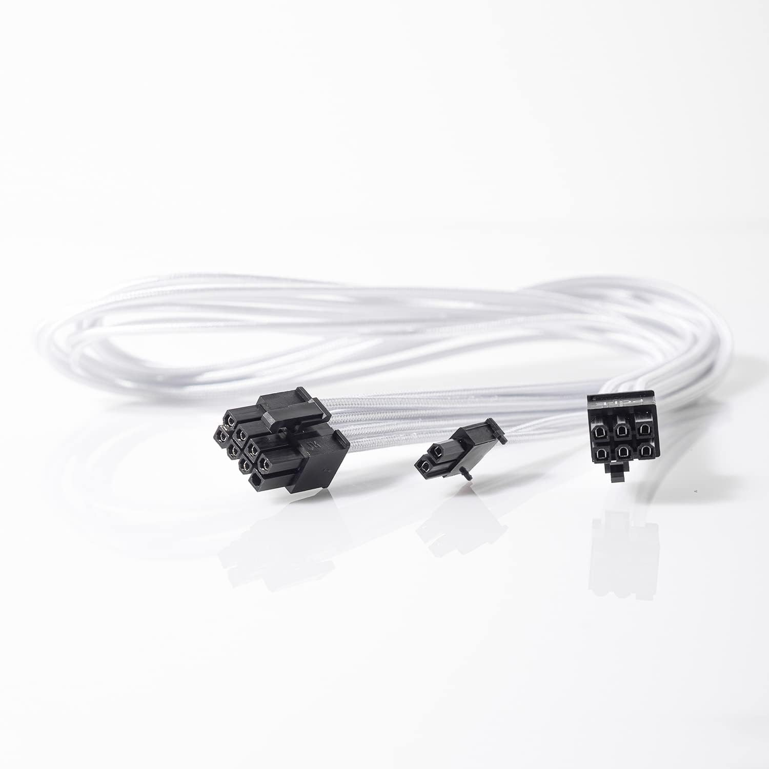 YSIUENG Confezione da 2 cavi di alimentazione PCIE per Corsair & Thermaltake: 65 cm, da 8 pin a 6+2 pin, da maschio a maschio, per alimentatore modulare ARESGAME, 18AWG, nero (25,5 pollici YSIUENG Confezione da 2 cavi di alimentazione PCIE per Corsair & Thermaltake: 65 cm, da 8 pin a 6+2 pin, da maschio a maschio, per alimentatore modulare ARESGAME, 18AWG, nero (25,5 pollici