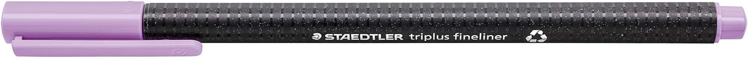 triplus 334 0.3 mm Staedtler Fine Liner Superfine Point Pen - Lavender (Pack of 10)