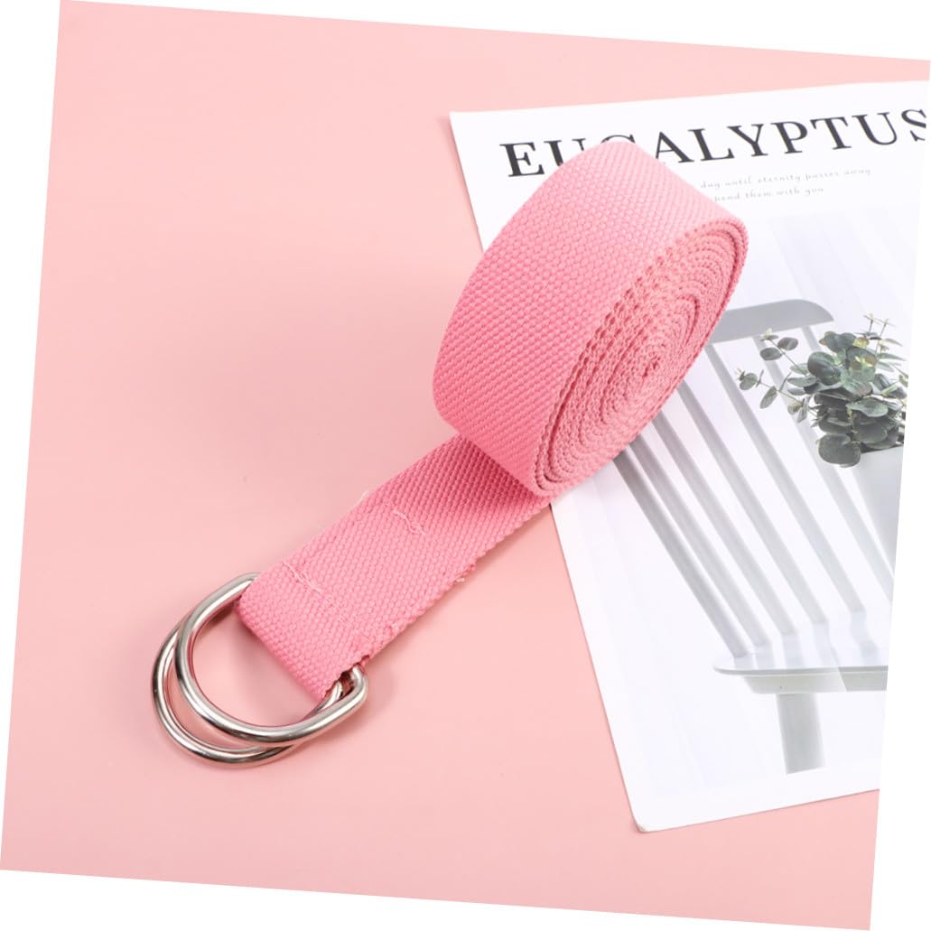 VICASKY 2 Cinghia Yoga Stretching Resistente Rosa Portatile per Fitness e Allenamento Muscolare Accessorio per Esercizi e Tonificazione