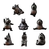 Artisanat en résine durable pour plus de longévité : fabriquées à partir de résine de haute qualité, ces mini figurines hippopotames sont conçues pour durer. Ils sont robustes, résistants à la décoloration et conçus pour prospérer à la fois à l'intérieur (sur les étagères, les bureaux ou les autels) et à l'extérieur (dans les jardins ou les terrasses), assurant que leur charme fantaisiste reste vif grâce à une utilisation quotidienne et aux changements météorologiques.