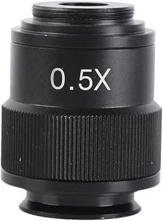 KOPPACE 0.5X C-Mount Biological Microscope Camera Adapter 29mm Microscope Mounting Interface 25.4mm Microscope Camera Interface