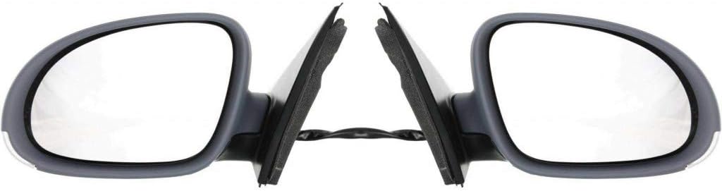 For Volkswagen Jetta 2005 06 07 08 09 2010 Door Mirror Driver Side | Power | Heated | w/Signal Light | w/Puddle Light | Paint To Match | Replacement For 1K1 857 507 BH 9B9 | VW1320123
