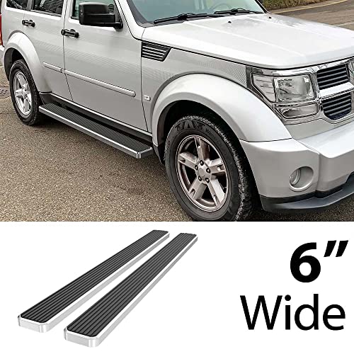 Barras estribos laterales 6 pulg. HD Ridez silver miniatura 2