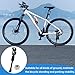 NINEFOX Kids Bike Kickstand for 16 Inch Wheel Children's Bicycle Alloy Bicycle Stand Kickstand Kids Bicycle Adjustable for Girls and Boys Bike (Black)
