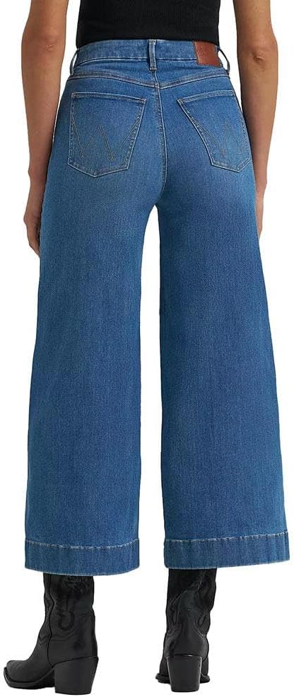 Wrangler Women's Bespoke Miranda Wide Crop Jeans