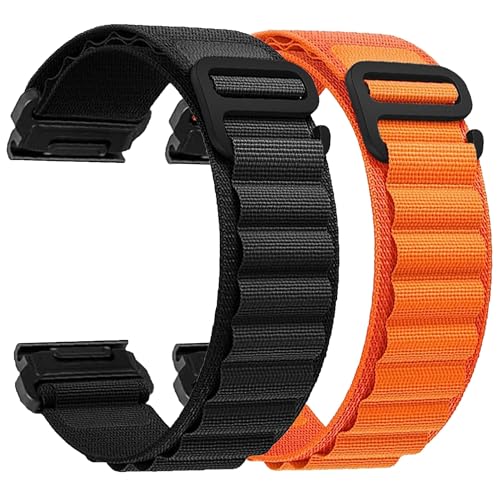 [YOCAHU] Quick Fit 26 mm �o���h �����p for GARMIN(�K�[�~��) Tactix 7 Pro Fenix 7 x 5 x+6 x Pro Watch�CSport Loop/Alpine Loop 26 mm�i�C�������X�g�o��